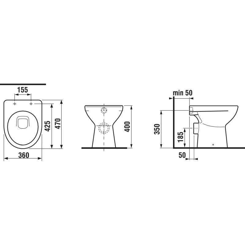 Унітаз JIKA LYRA PLUS H8213860000001