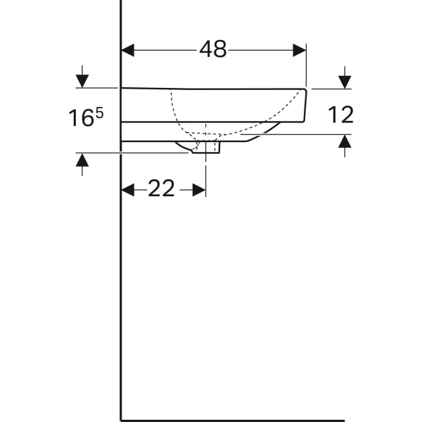 Дзеркальна шафа Geberit Option Basic 500.253.01.1