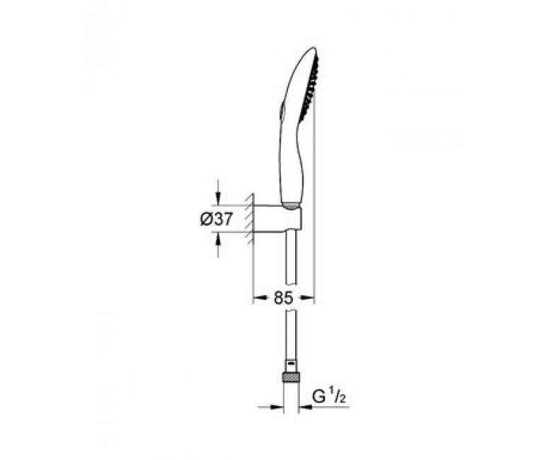 Душевой набор Grohe Power&Soul 27839000