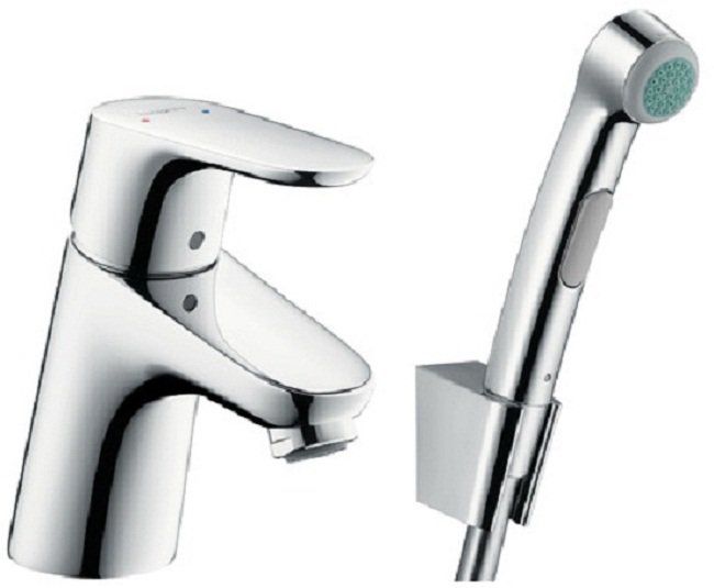 Змішувач на умивальник з гігієнічним душем HANSGROHE Focus  31926000