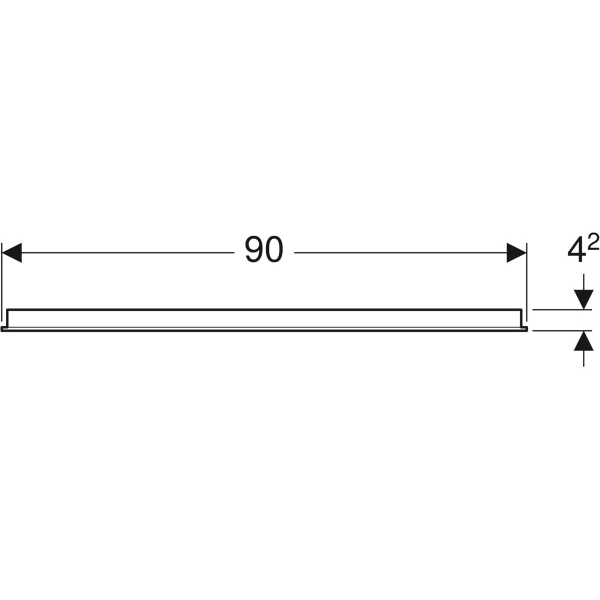 Зеркало с подсветкой Geberit Option Basic 500.589.00.1