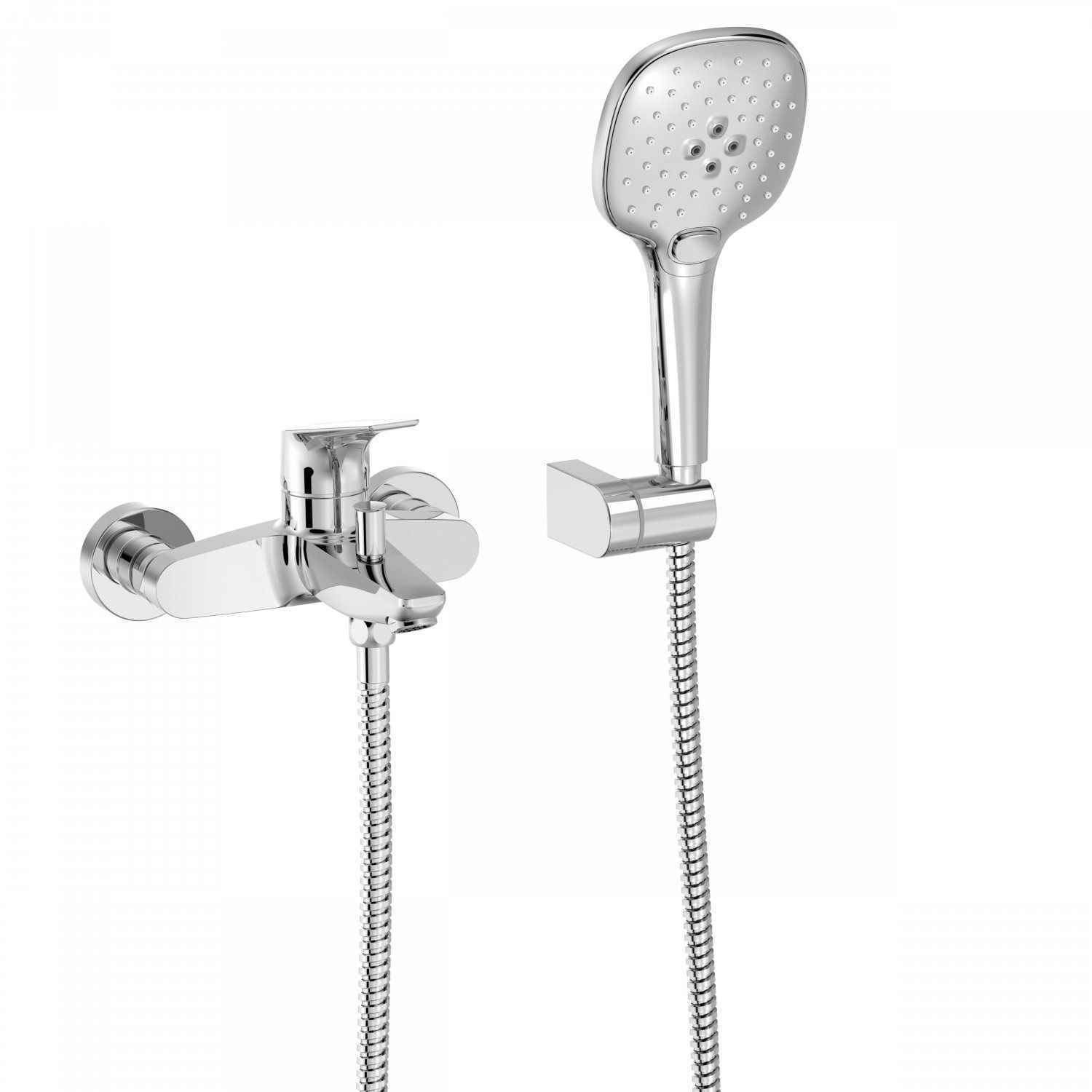 Набор: Змішувач для ванної з душовим набором Tres Canigo 21717001