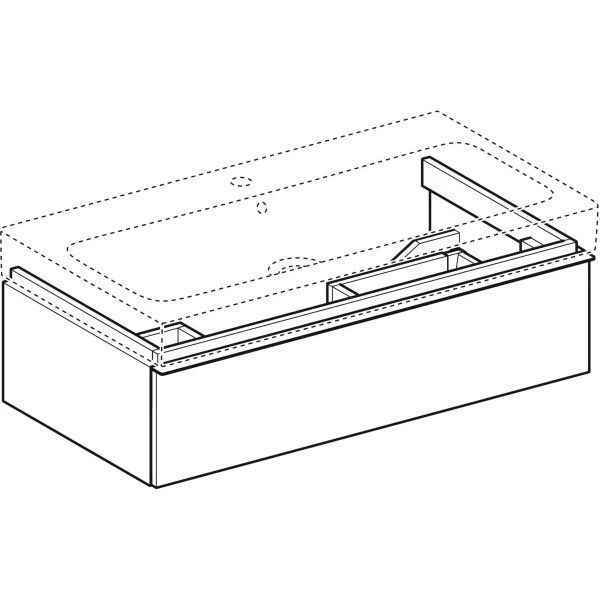 Тумба під умивальник Geberit  iCon 841292000