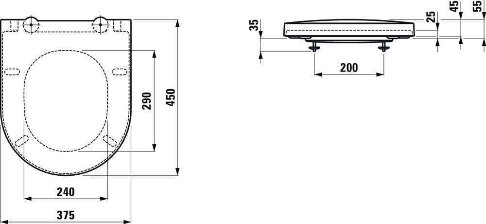 Пенал Laufen The New Classic H8933410000001