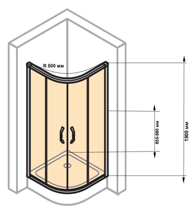 Розсувна душова кабіна Huppe X1 140602.069.321