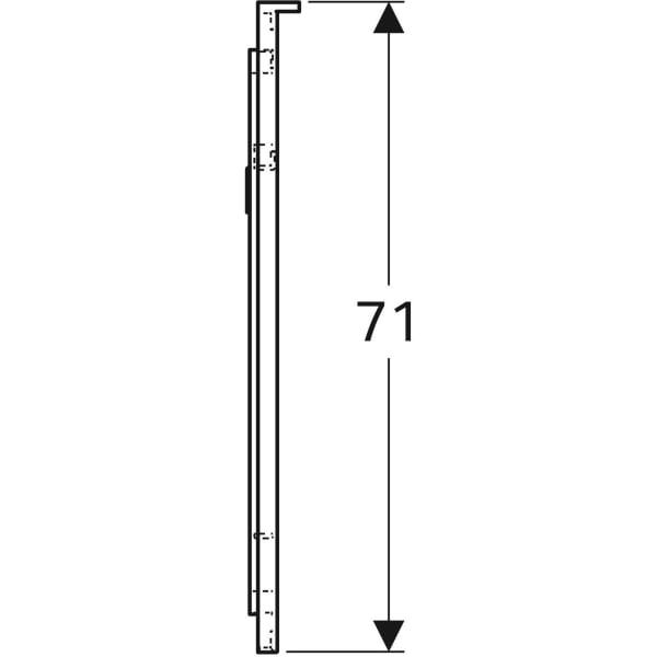 Зеркало с подсветкой Geberit Xeno² 500.521.00.1