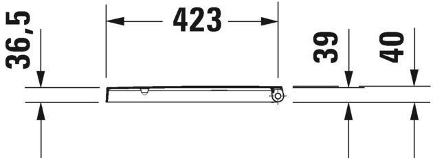 Крышка для унитаза Duravit 0020110000