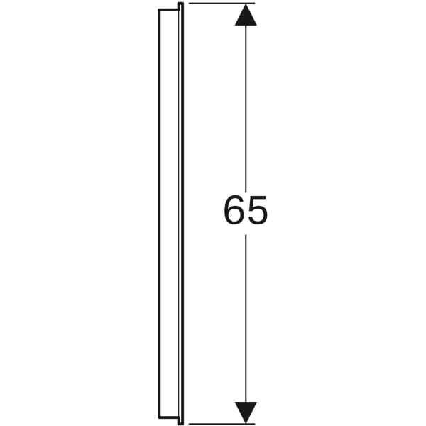 Зеркало с подсветкой Geberit Option Basic 500.589.00.1