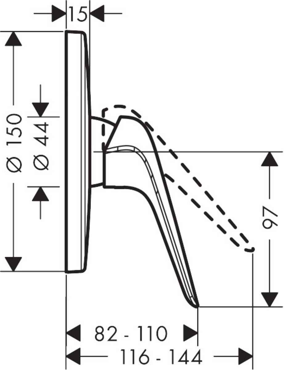 Змішувач для душа Hansgrohe Novus 71065000