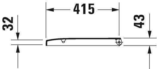 Кришка для унітазу Duravit 0064591300