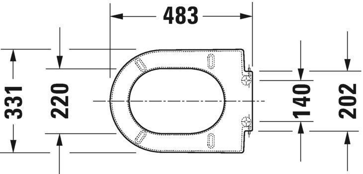 Крышка для унитаза Duravit 0063390000