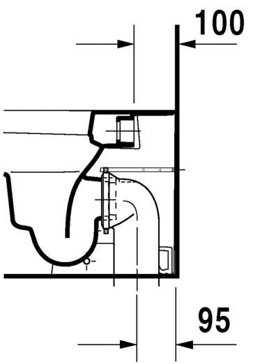 Унитаз напольный Duravit Happy D.2 2159090000