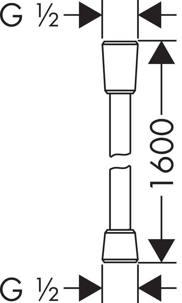 Шланговое під'єднання Hansgrohe 28276800