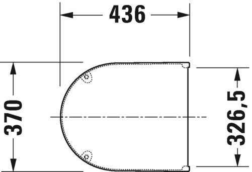 Кришка для унітазу Duravit 0063890000