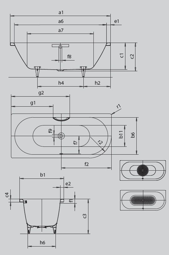 Ванна Centro Duo 1 2830 0001 0199