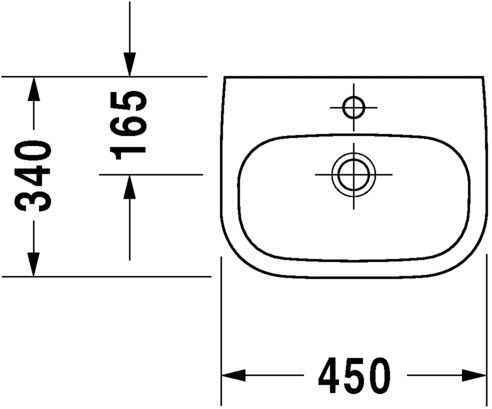 Умивальник Duravit D-Code 07054500002
