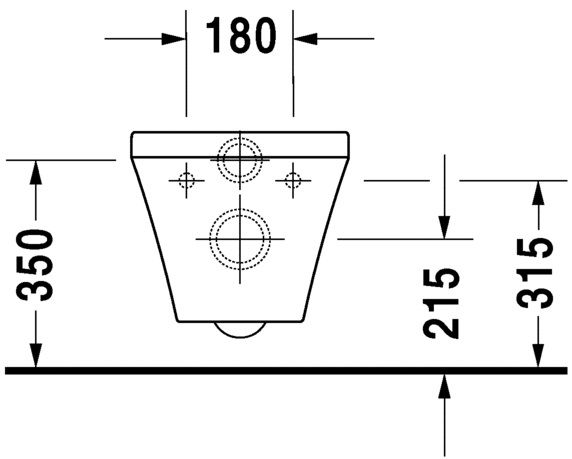 Унитаз подвесной Duravit DuraStyle 2536090000