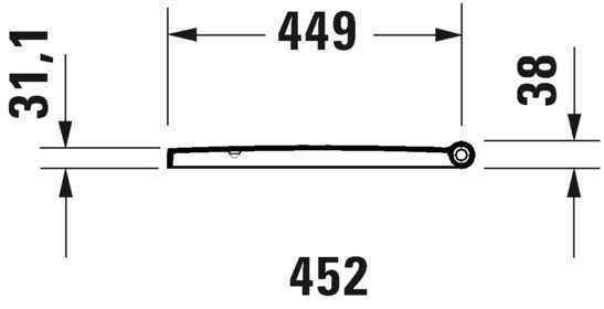 Кришка для унітазу Duravit 0022090000