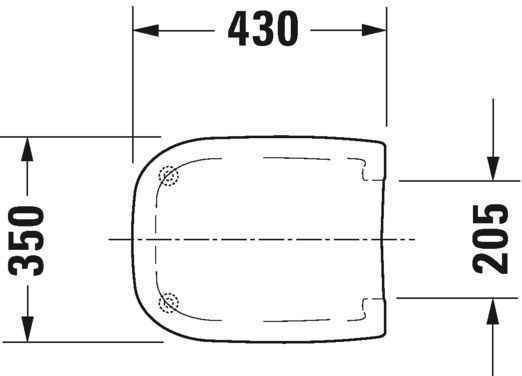 Кришка для унітазу Duravit 0067310099