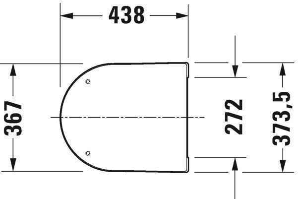 Кришка для унітазу Duravit 0020110000