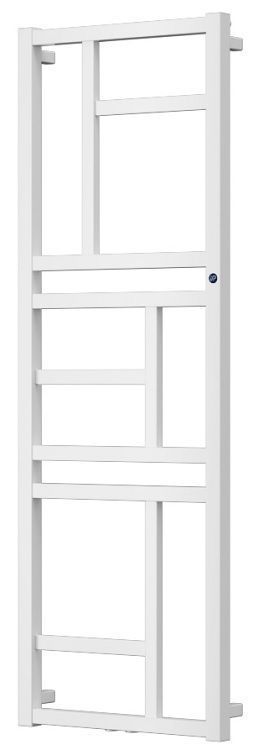 Mondrian Полотенцесушитель водяной 500*1440 мм, сталь, белый глянцевый Mon-50/140D50 C35