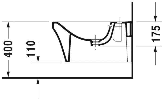 Біде підвісне Duravit P3 Comforts 2268150000