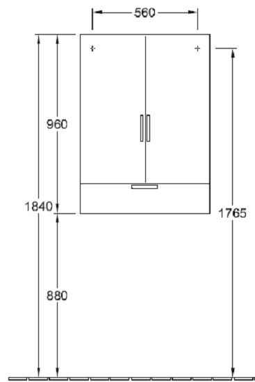 Шкаф навісний Sentique Villeroy & Boch A85800DN A85700PN