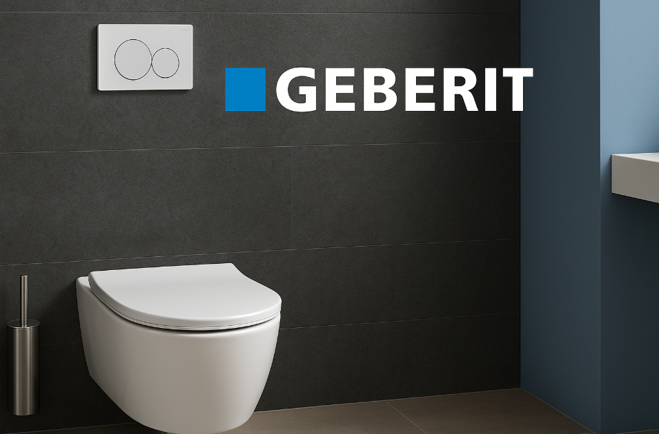 Двойной смыв унитазов Geberit: экономия воды и инновации