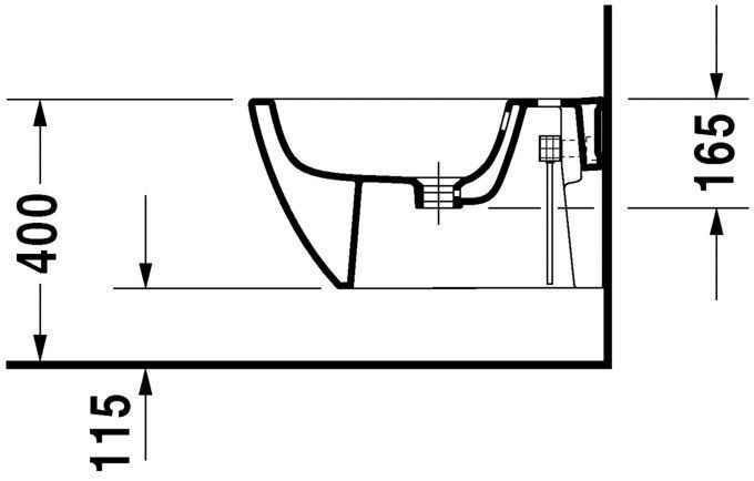 Біде підвісне Duravit Happy D.2 2258150000
