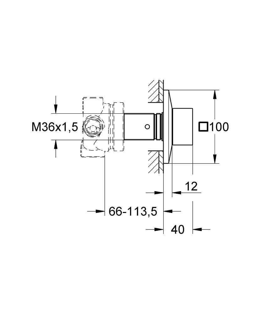 Перемикач Grohe Allure Brilliant 19798000