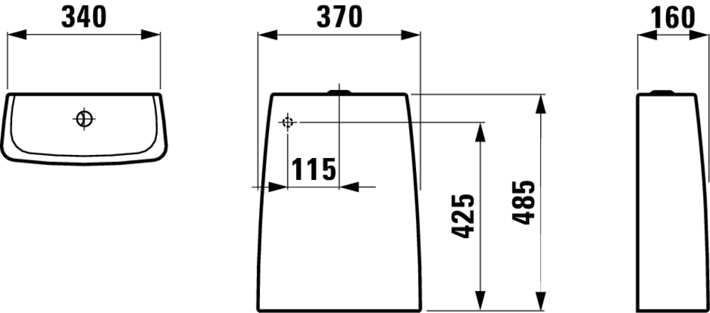 Бачок Laufen ILBAGNOALESSI One H8269714008801