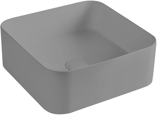 Mate Раковина квадратна на стільницю  40х40 см, сірий матовий 7810009