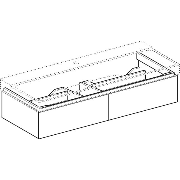 Шкафчик под умывальник Geberit XENO² 500.517.00.1