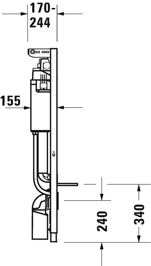 Инсталляция для унитаза Duravit WD1001000000