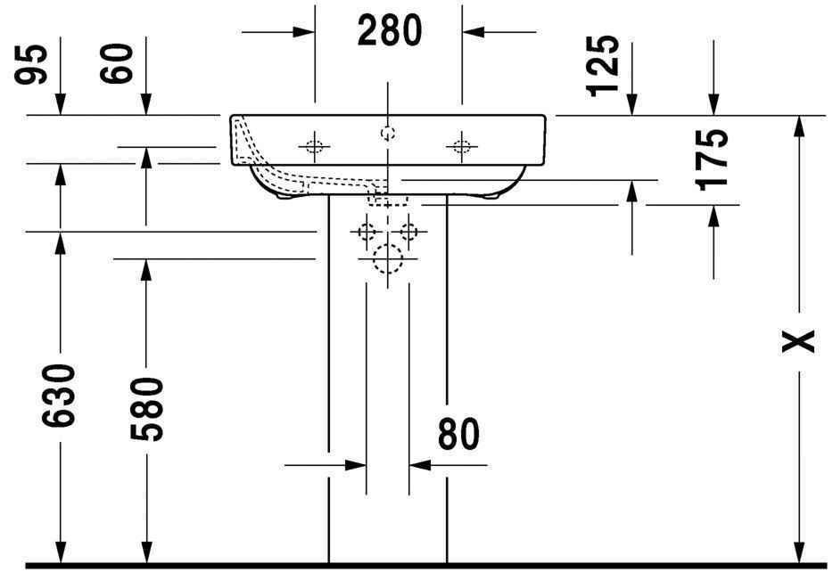 Умивальник Duravit Happy D.2 2316600030