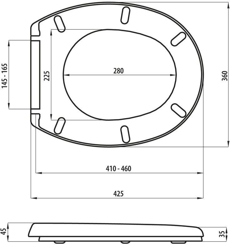 Крышка сиденье Dino WM861MD2Z000SF1