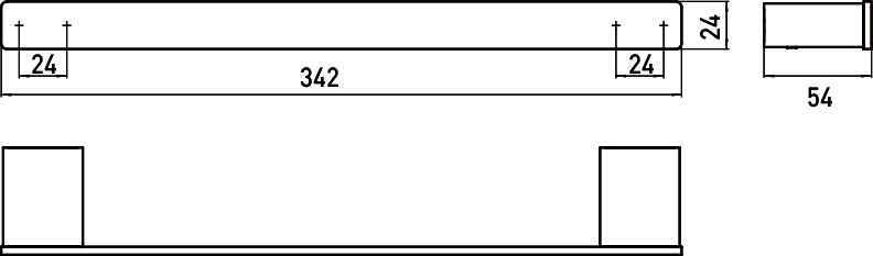 Полотенцедержатель Emco Loft Black 0570 133 30