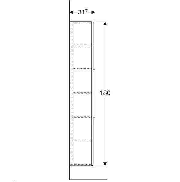 Пенал Geberit iCon 840000000