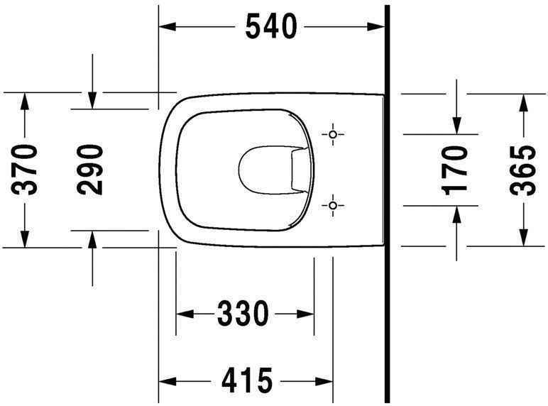 Унітаз підвісний Duravit DuraStyle (Rimless) 2538092000