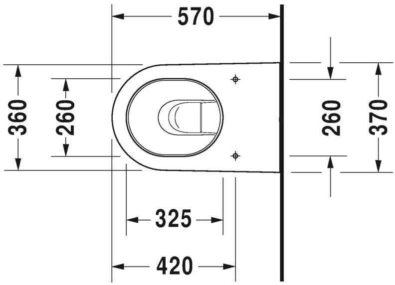 Унітаз підлоговий Duravit Starck 2 2128090000
