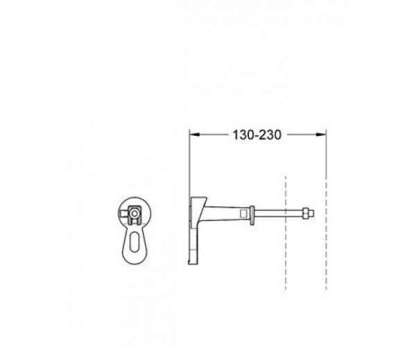Универсальный монтажный уголок Grohe  Rapid SL  3855800M