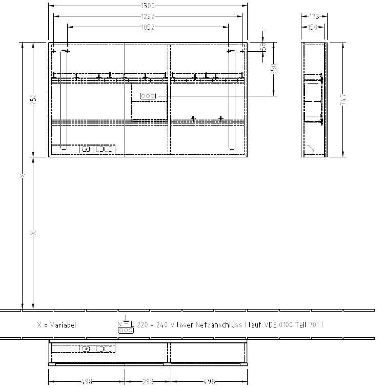 Зеркальный шкафчик My view 14+ Villeroy & Boch A4331300