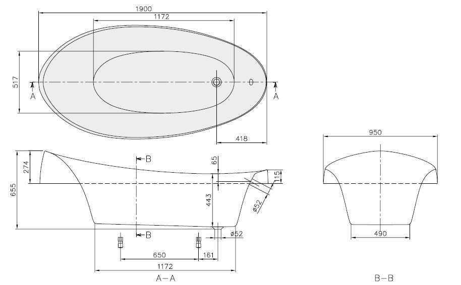 Ванна Villeroy&Boch Aveo UBQ194AVE7V-01