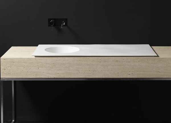 Skyland Раковина прямокутна з крилом, вбудована в стільницю 120,5 x 48,5 см 3213901