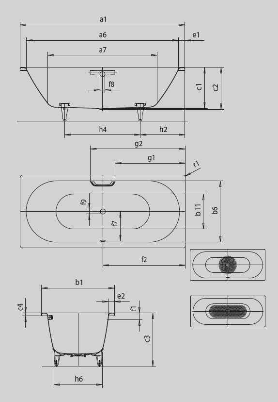 Ванна Classic Duo 2910 0001 0001