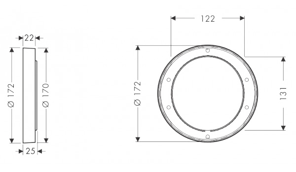 Подовжувач Hansgrohe 13596000