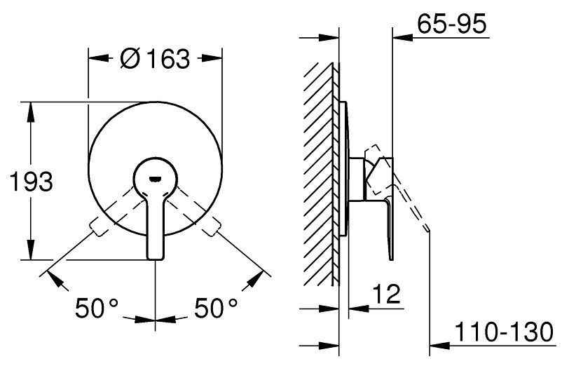 Змішувач для душа Grohe Lineare 19296001
