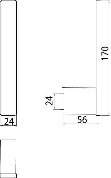 Тримач для туалетного паперу Emco Loft Black 0505 133 01