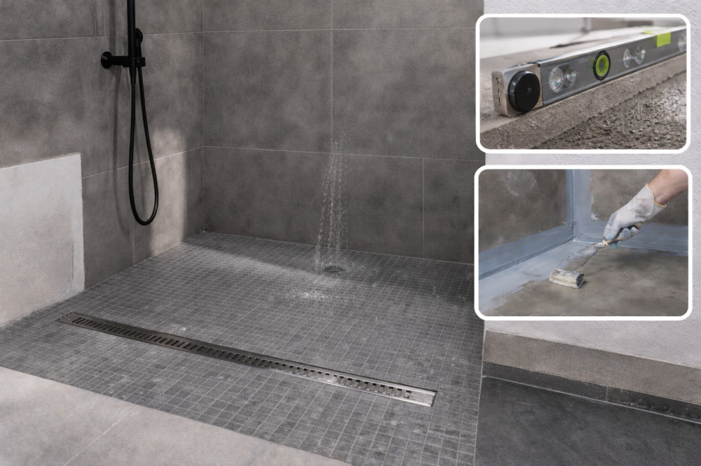 Душ без поддона: 10 ошибок, которые приводят к протечкам