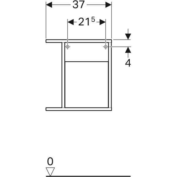 Тумба Geberit iCon 840137000
